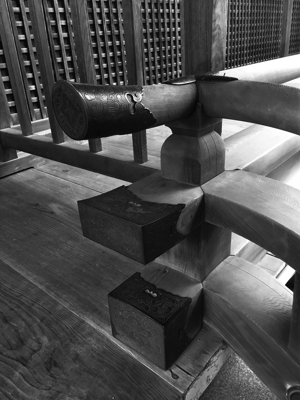 11 – Arashiyama, details of staircase