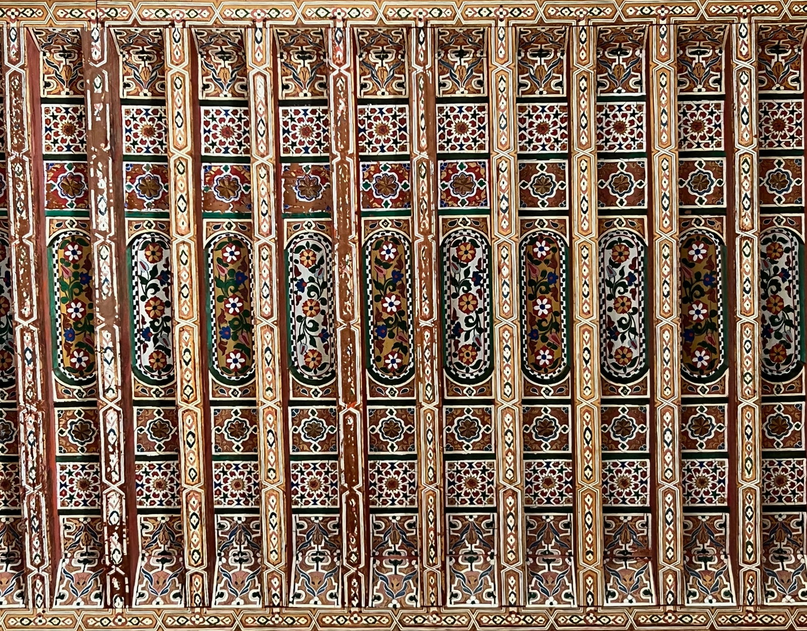 7 – Woodpainting, Palais de la Bahia