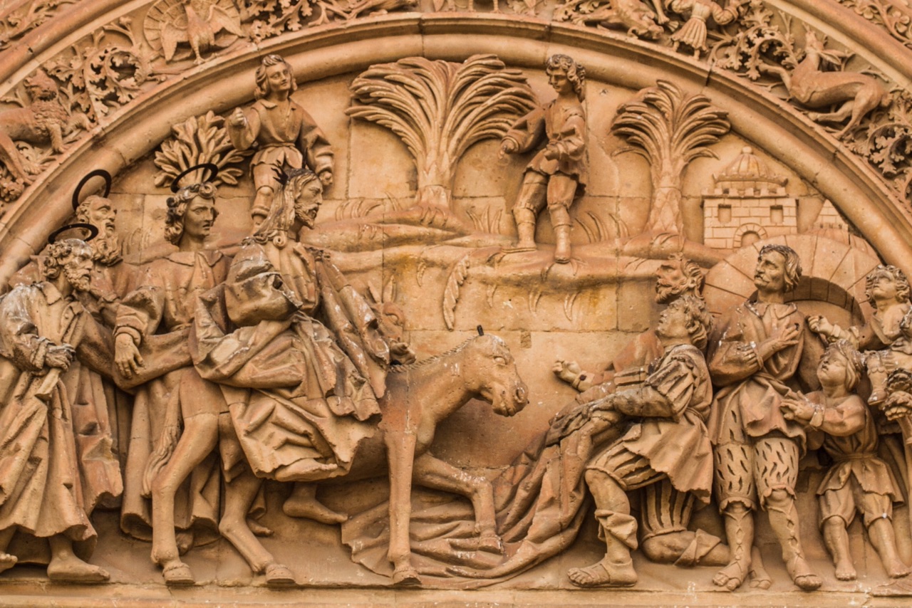 The triumphal entry of Jesus into Jerusalem